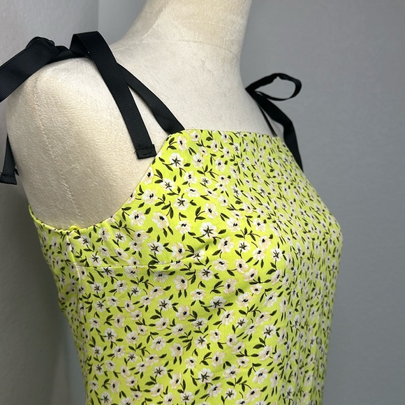 Topshop Floral Midi Dress Size 8 NWT - Picture 5 of 12